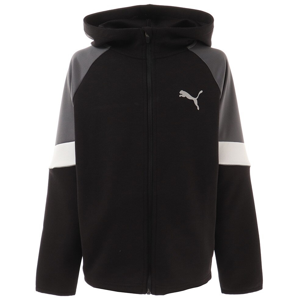  ジャージ ジュニア  ACTIVE SPORTSフルジップジャケット 588853-01 BLK