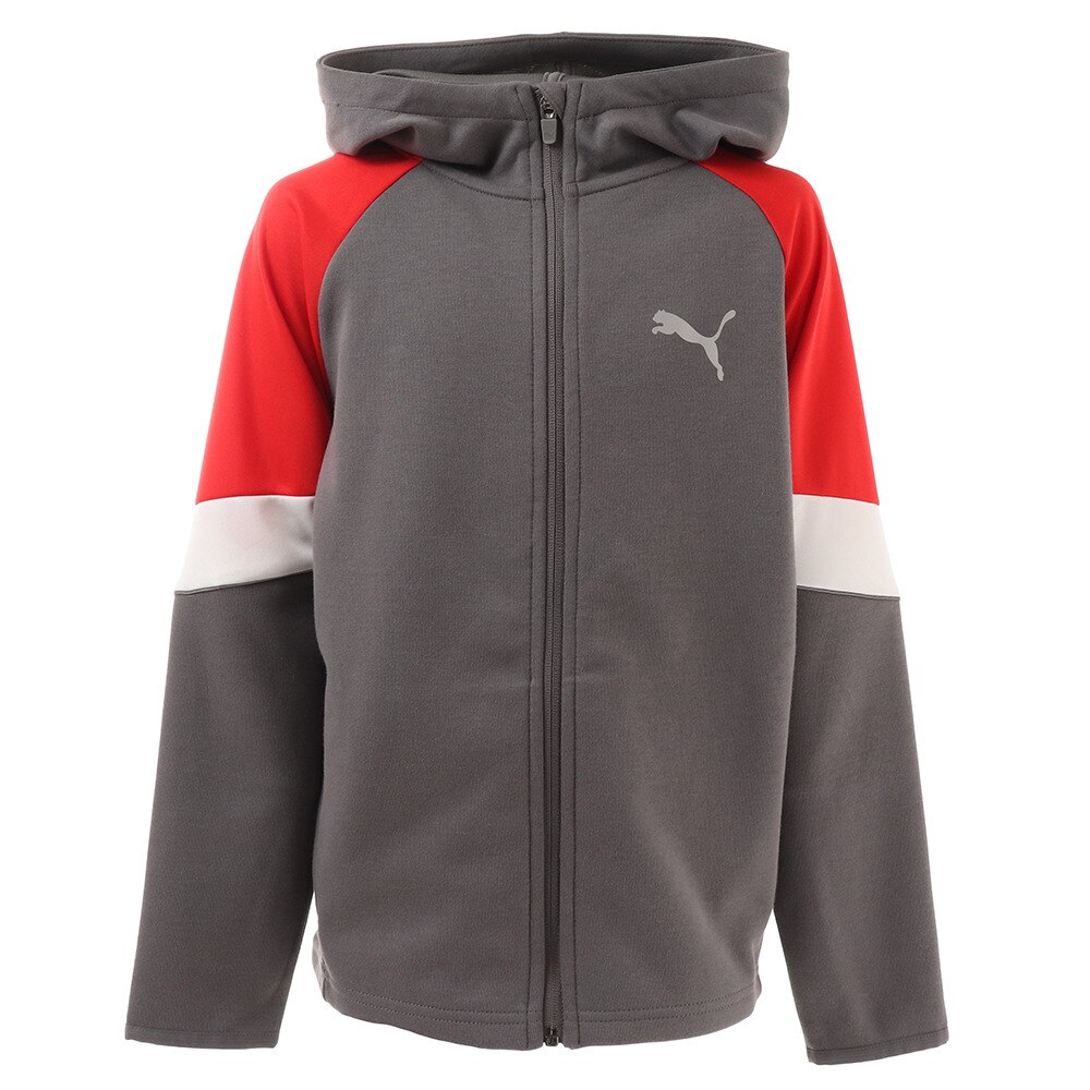  ジャージ ジュニア  ACTIVE SPORTS フルジップジャケット 588853-44 GRY オンライン価格