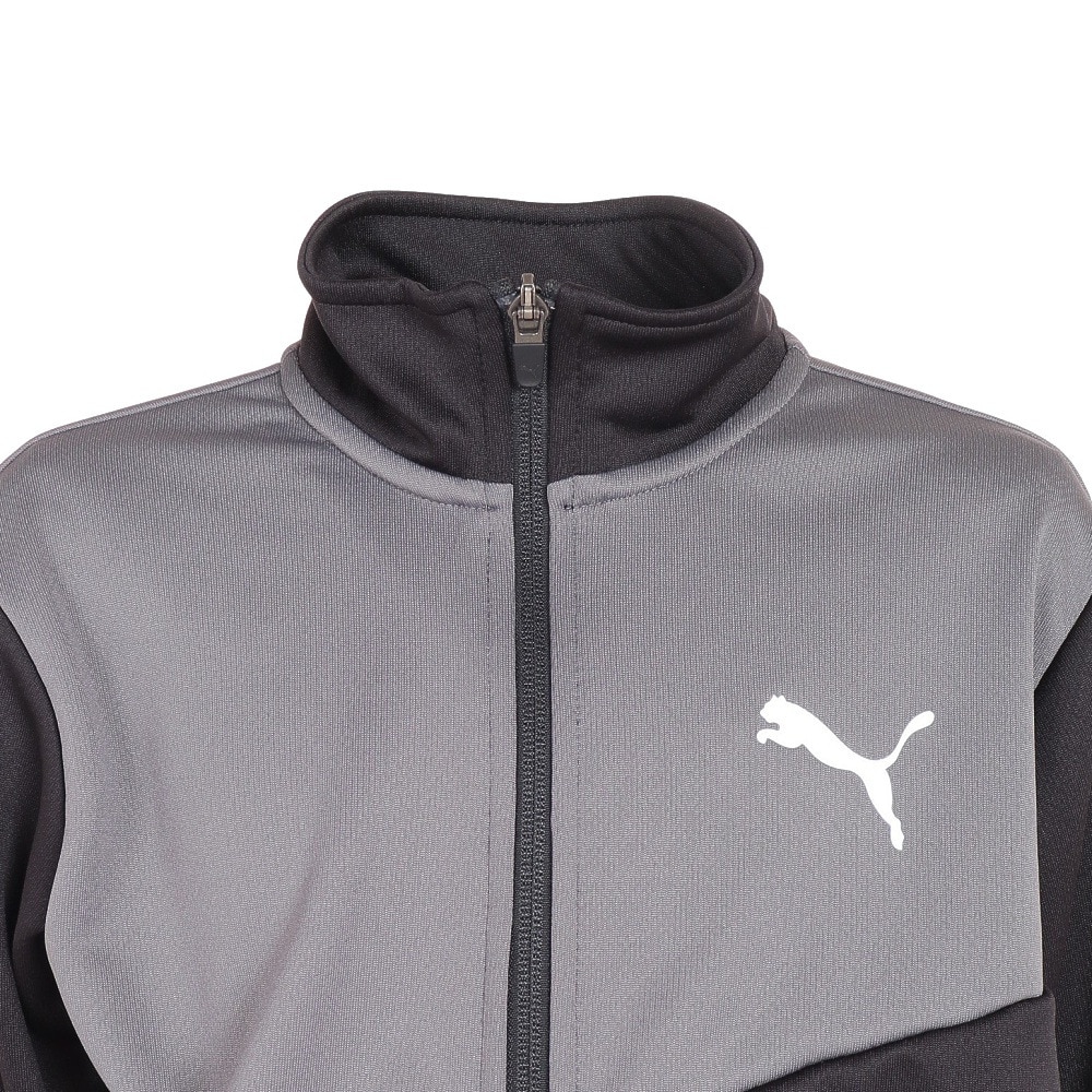 プーマ（PUMA）（キッズ）ジャージ キッズ ACTIVEジャケット 黒 ブラック 670746 01 BLK