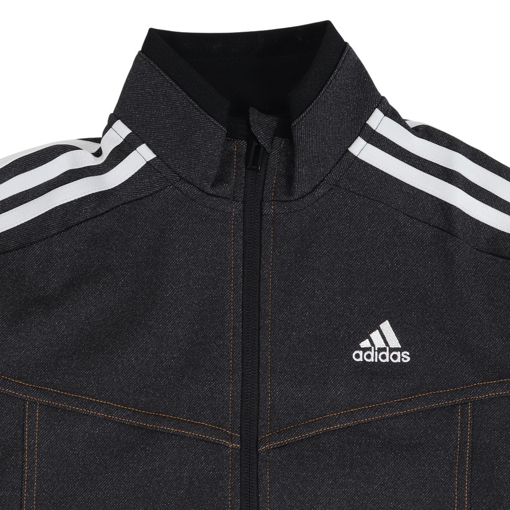 アディダス（adidas）（キッズ）ジャージ キッズ デニムルック ダブルニット DKH15-HZ8596