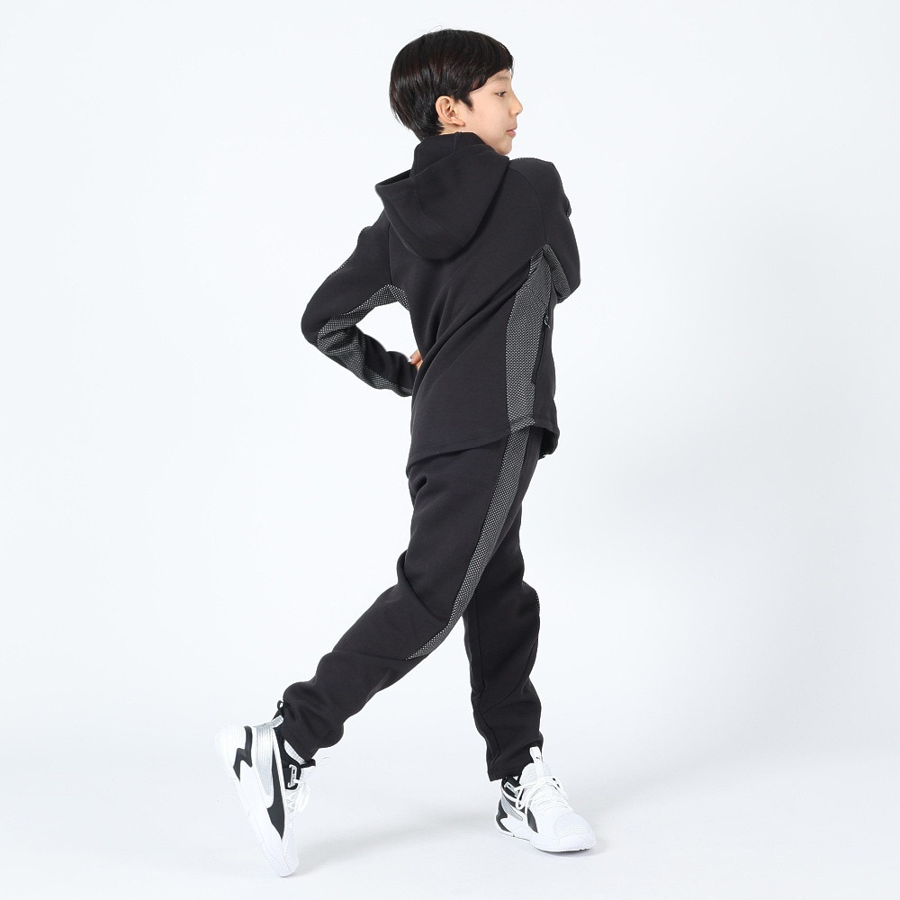 プーマ（PUMA）（キッズ）キッズ ボーイズ EVOSTRIPE フーデッド ジャケット 678505 01 BLK