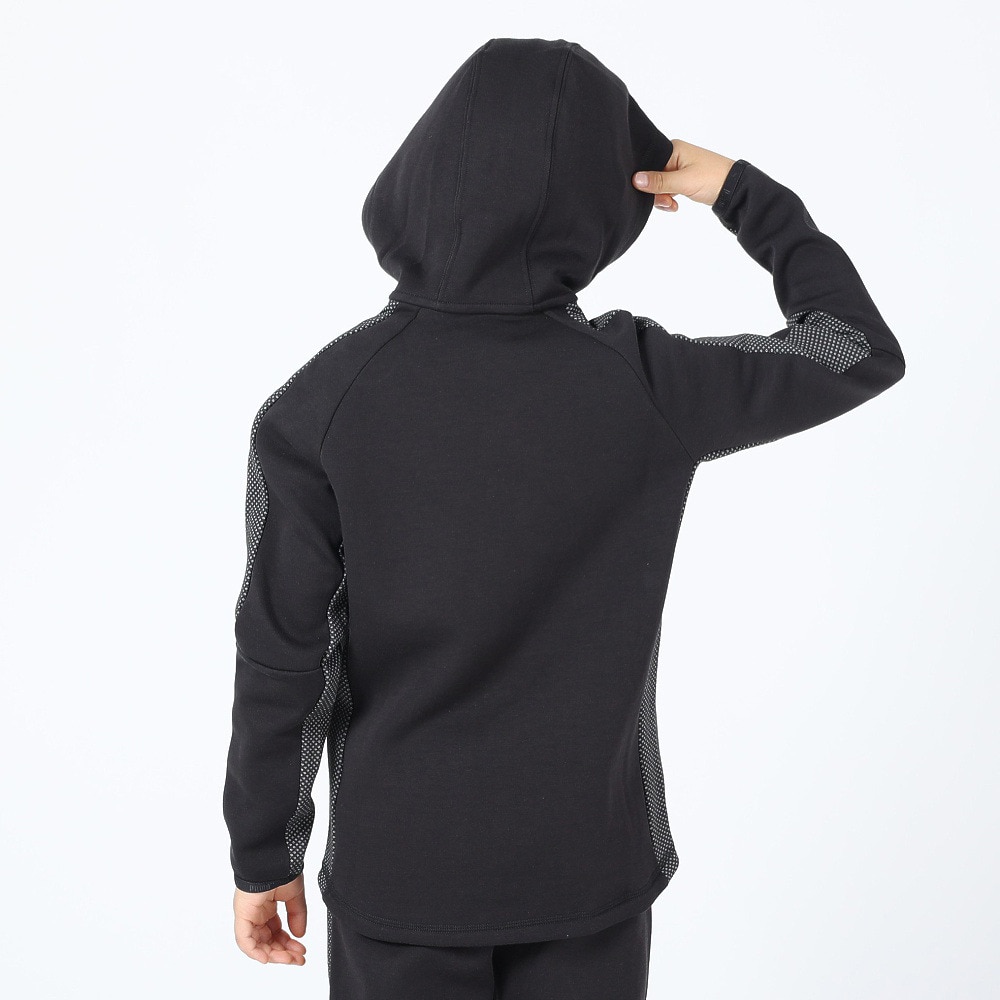 プーマ（PUMA）（キッズ）キッズ ボーイズ EVOSTRIPE フーデッド ジャケット 678505 01 BLK
