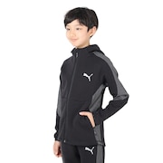 (キッズ)キッズ ボーイズ EVOSTRIPE フーデッド ジャケット 678505 01 BLK