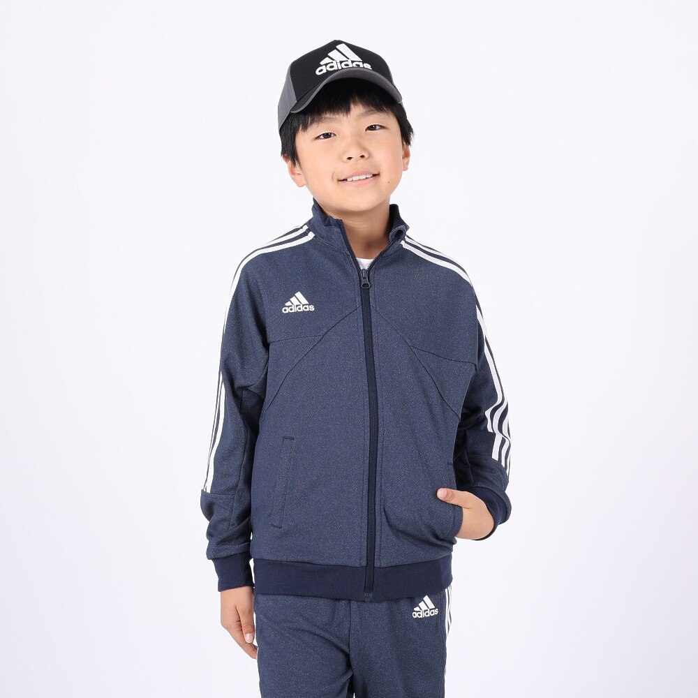 アディダス（adidas）（キッズ）ティロ デニム ダブルニット レギュラーフィット トラックジャケット IJM11-IK7374