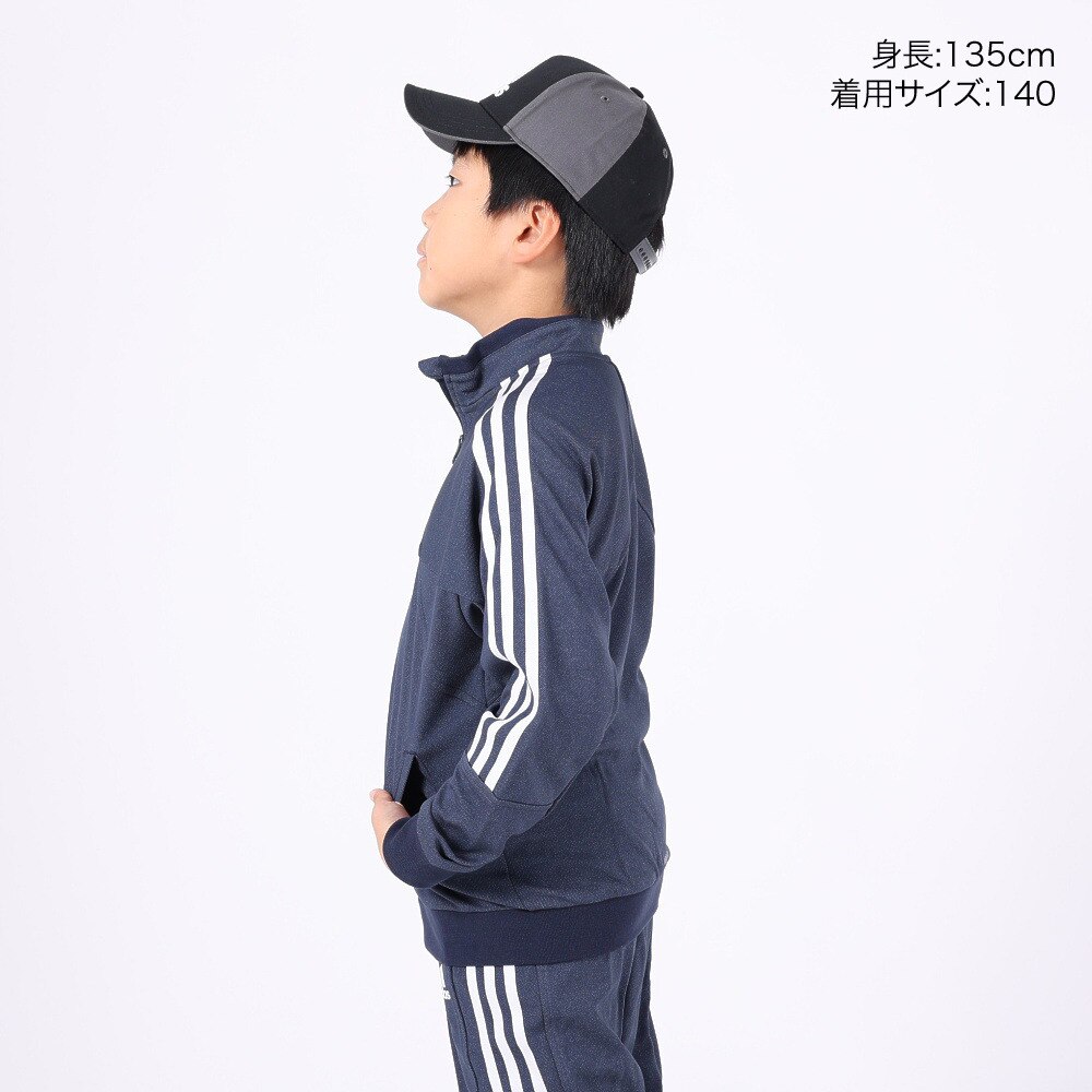 アディダス（adidas）（キッズ）ティロ デニム ダブルニット レギュラーフィット トラックジャケット IJM11-IK7374