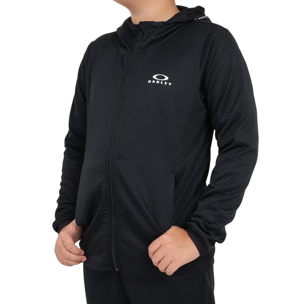 オークリー（OAKLEY）（キッズ）ジャケット キッズ Enhance Grid フリースジャケット Ytr 6.0 FOA405760-02E