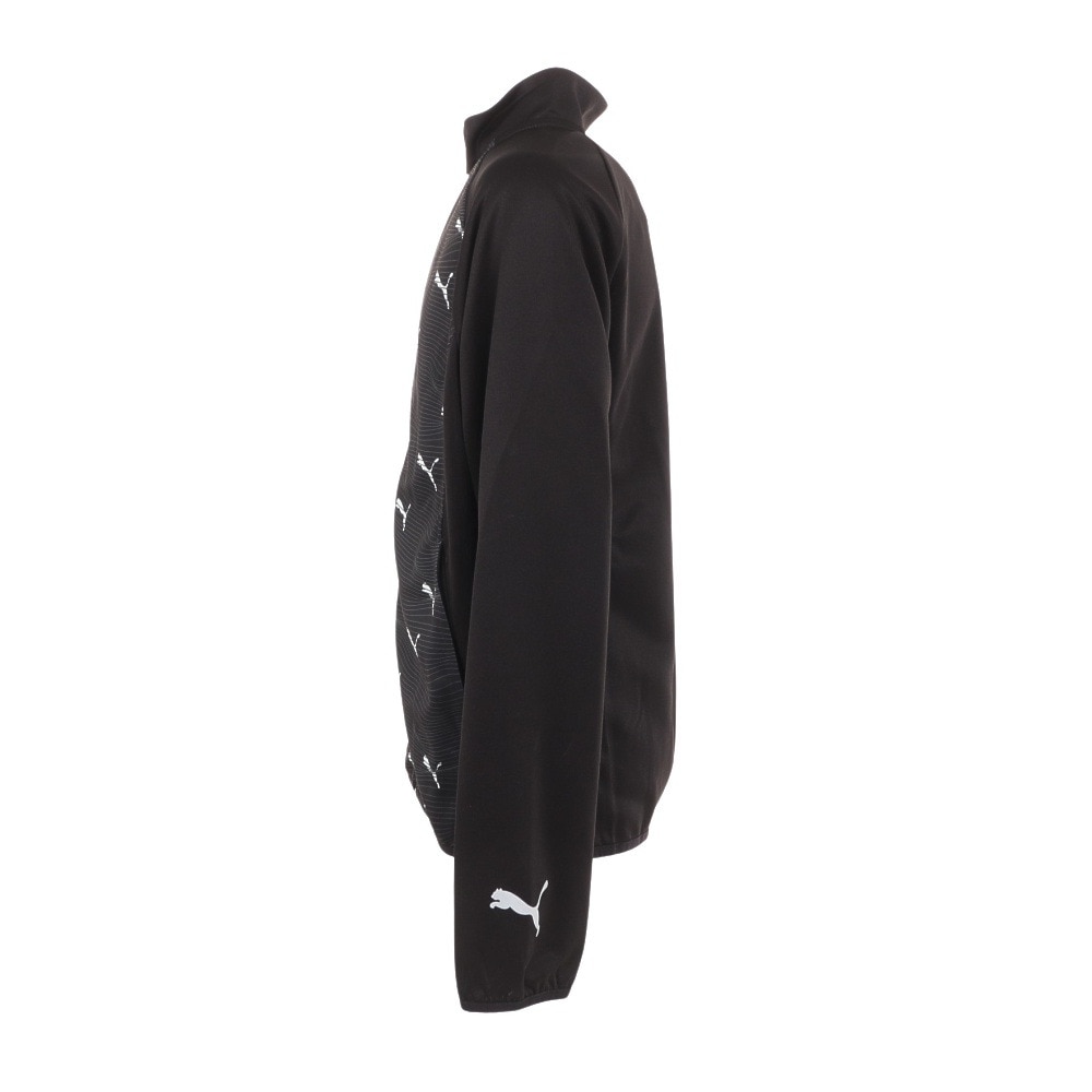 プーマ（PUMA）（キッズ）ジャージ ジュニア ACTIVE SPORTS ポリ フルジップ フーデッドジャケット 黒 ブラック 681355 01 BLK