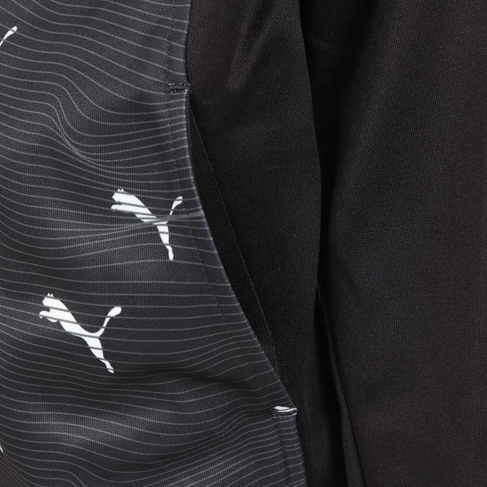 プーマ（PUMA）（キッズ）ジャージ ジュニア ACTIVE SPORTS ポリ フルジップ フーデッドジャケット 黒 ブラック 681355 01 BLK