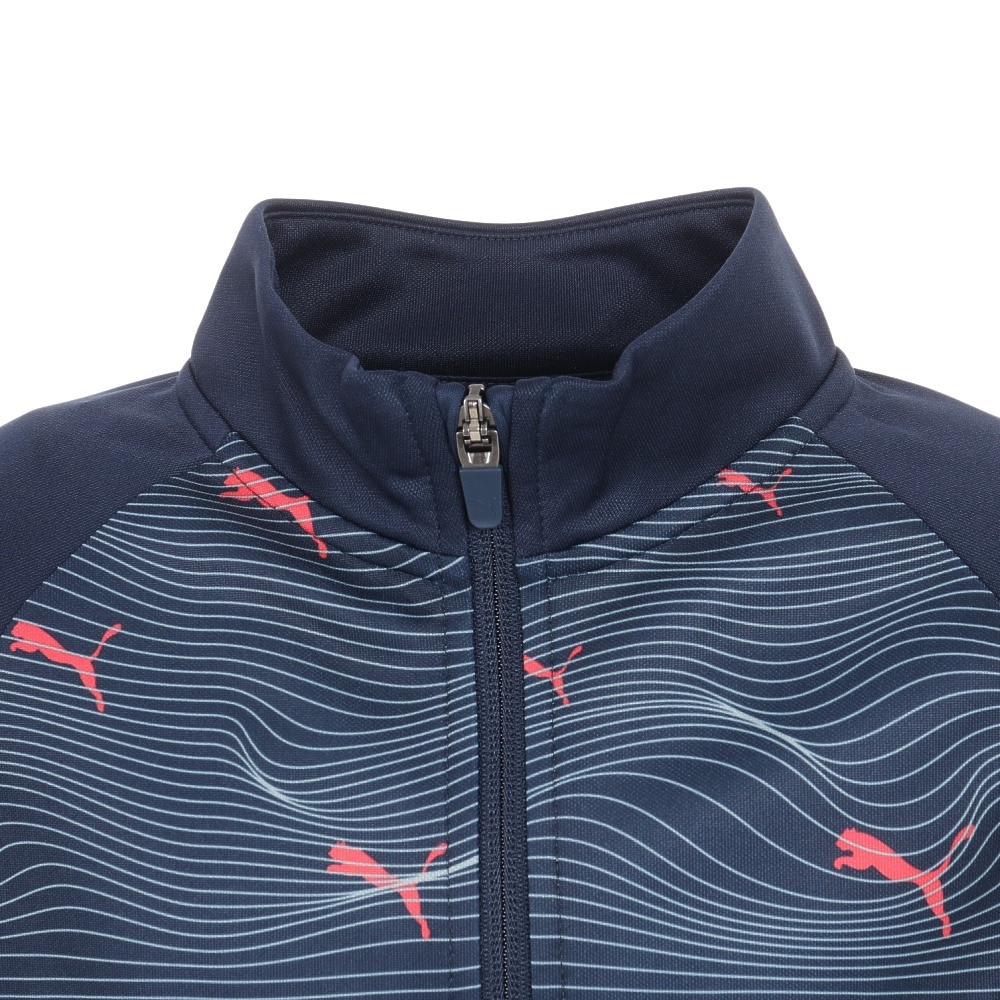 プーマ（PUMA）（キッズ）ジャージ ジュニア ACTIVE SPORTS ポリ フルジップ フーデッドジャケット ネイビー 681355 14 NVY
