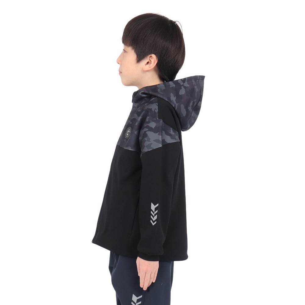 ジローム（GIRAUDM）（キッズ）ジュニア WIND-X ジャケット WU4F0019-TR853-GRSD BLK
