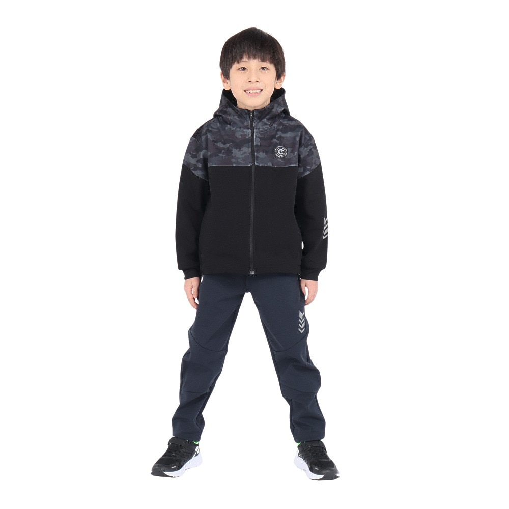 ジローム（GIRAUDM）（キッズ）ジュニア WIND-X ジャケット WU4F0019-TR853-GRSD BLK