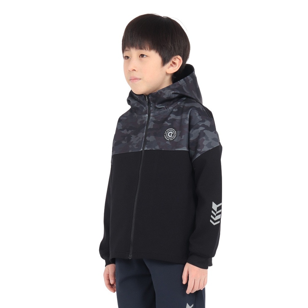 ジローム（GIRAUDM）（キッズ）ジュニア WIND-X ジャケット WU4F0019-TR853-GRSD BLK