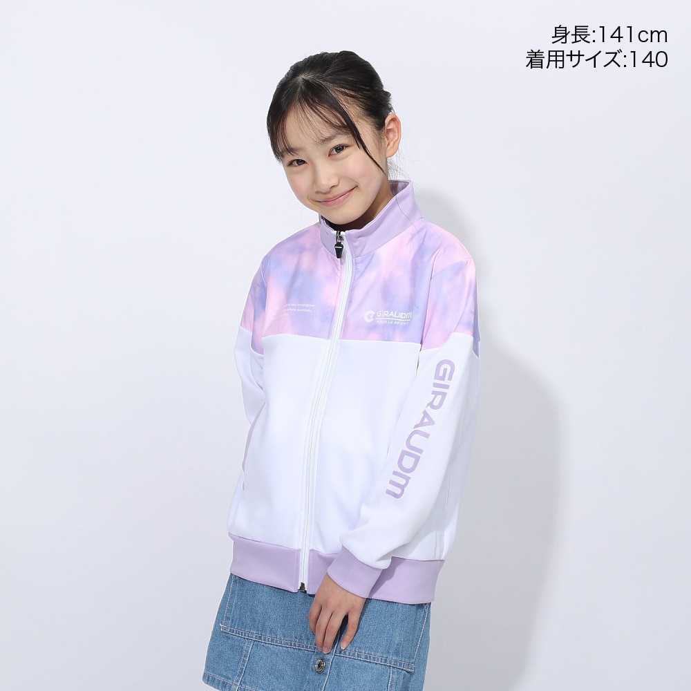 ジローム（GIRAUDM）（キッズ）ジュニア YA wovenconbi wu ジャケット WU4F0047-TR853-GRES WHT