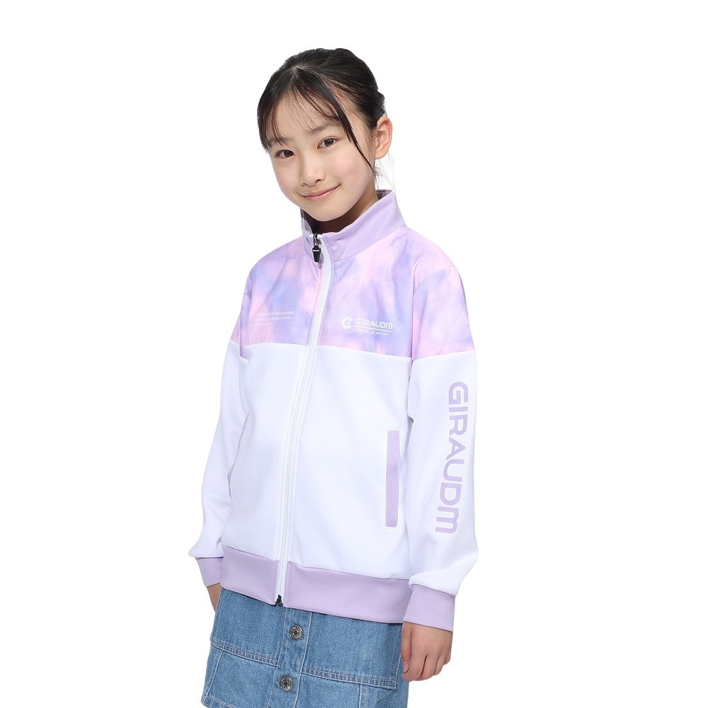 ジローム（GIRAUDM）（キッズ）ジュニア YA wovenconbi wu ジャケット WU4F0047-TR853-GRES WHT