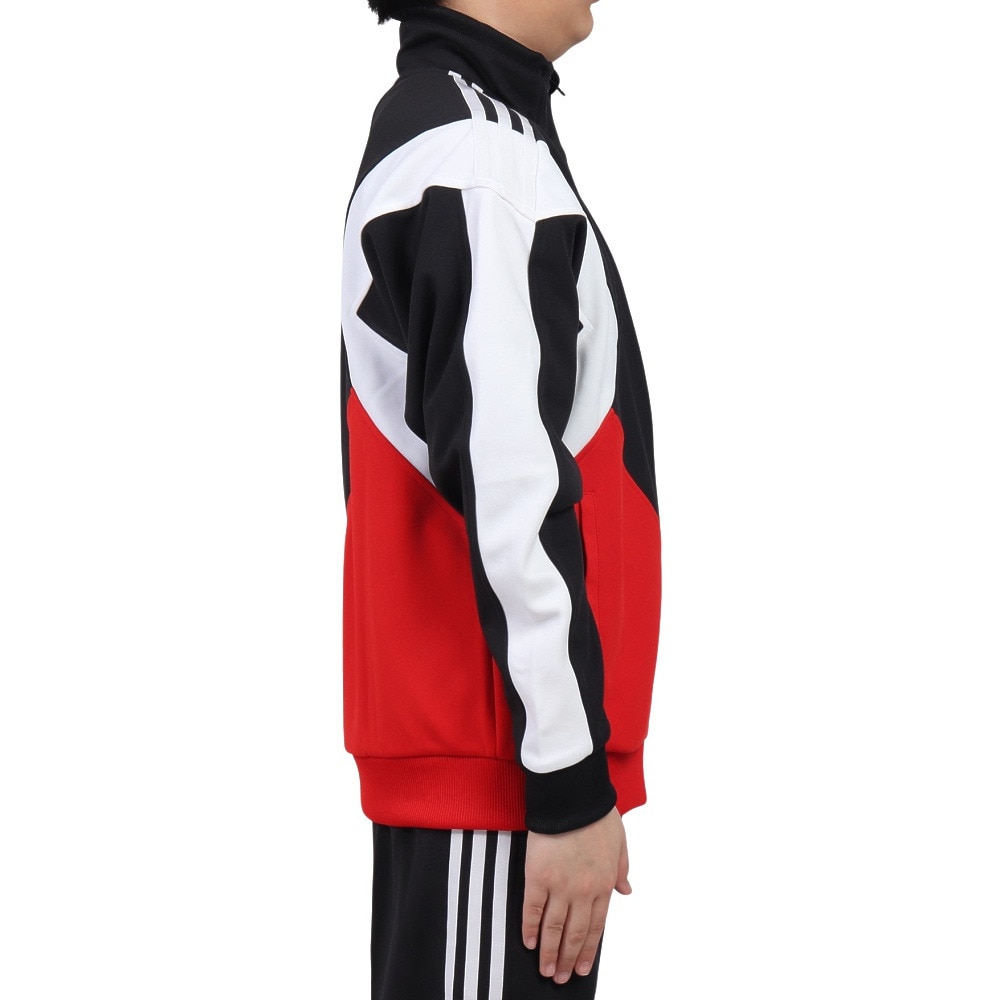 アディダス（adidas）（キッズ）ジュニア マストハブ ルーズフィット カラーブロック ダブルニット トラックトップ ジャケット KPX86-JP4893