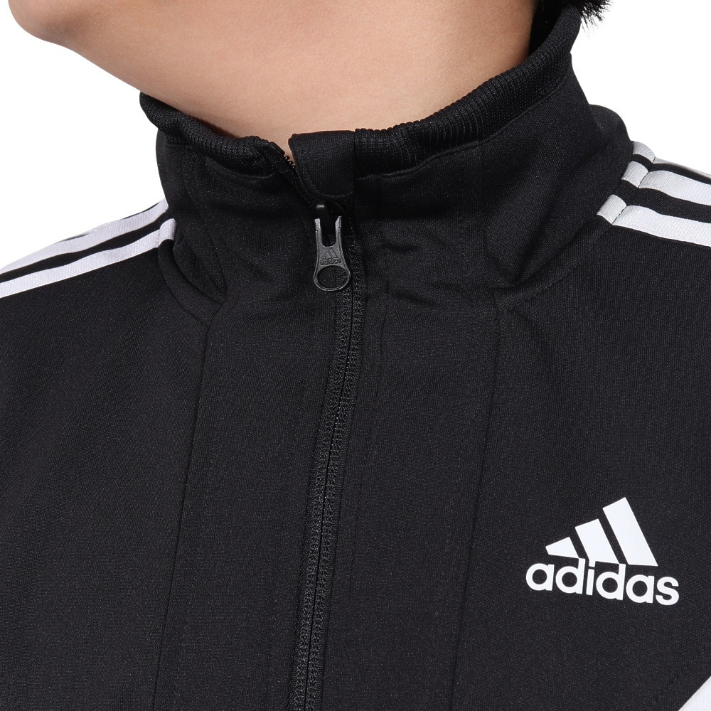 アディダス（adidas）（キッズ）ジュニア マストハブ ルーズフィット カラーブロック ダブルニット トラックトップ ジャケット KPX86-JP4893