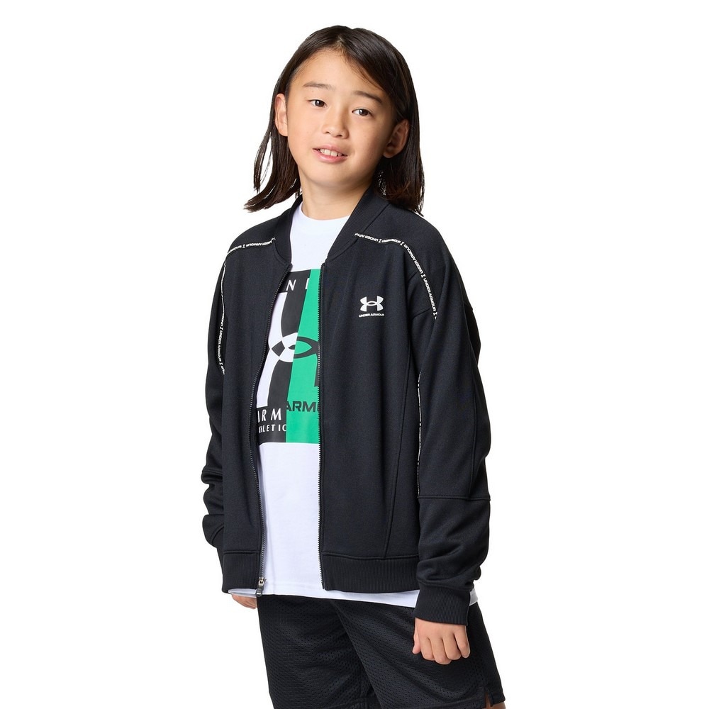 アンダーアーマー（UNDER ARMOUR）（キッズ）トラック ノベルティ ジャケット 6001355 001