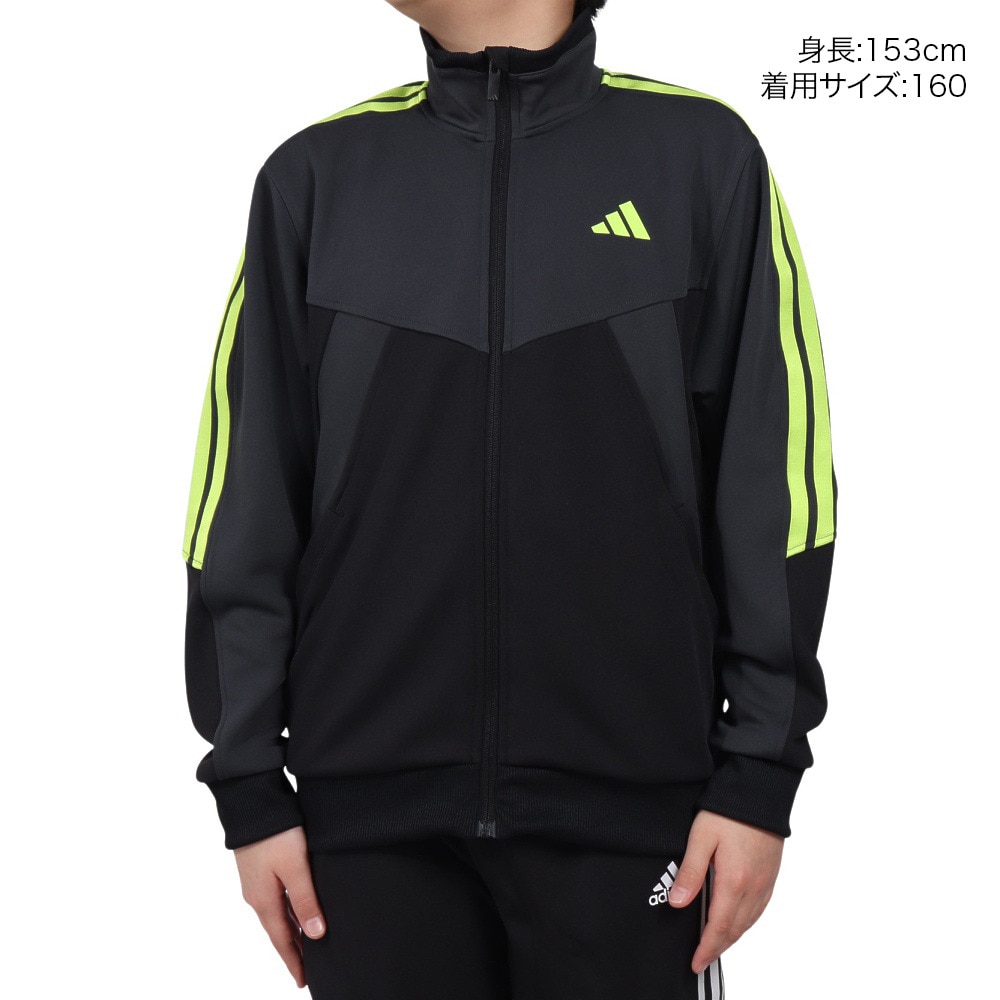 アディダス（adidas）（キッズ）キッズ エッセンシャルズ カラーブロック WU ジャケット KCE61-JM4507