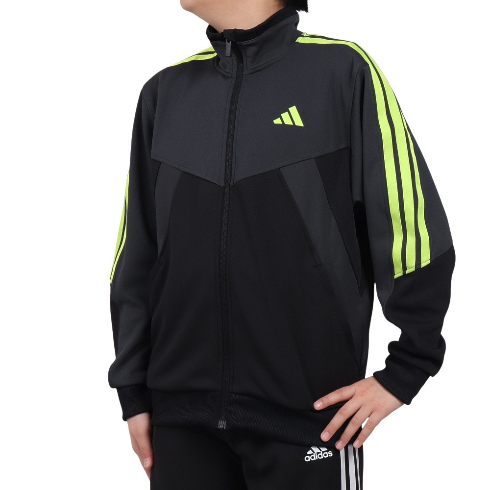 アディダス（adidas）（キッズ）キッズ エッセンシャルズ カラーブロック WU ジャケット KCE61-JM4507