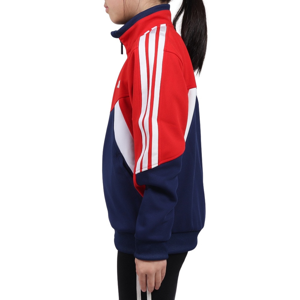 アディダス（adidas）（キッズ）キッズ エッセンシャルズ カラーブロック WU ジャケット KCE61-JM4508