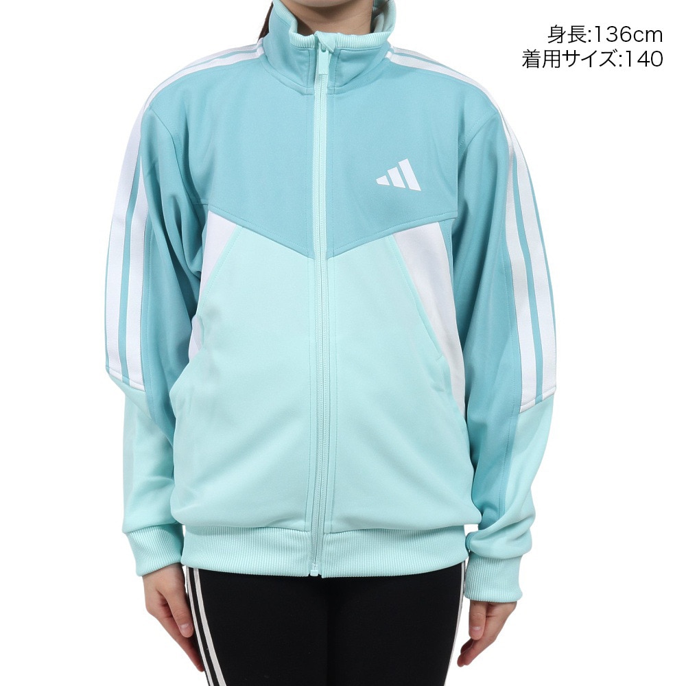 アディダス（adidas）（キッズ）キッズ エッセンシャルズ カラーブロック WU ジャケット KCE61-JM4509