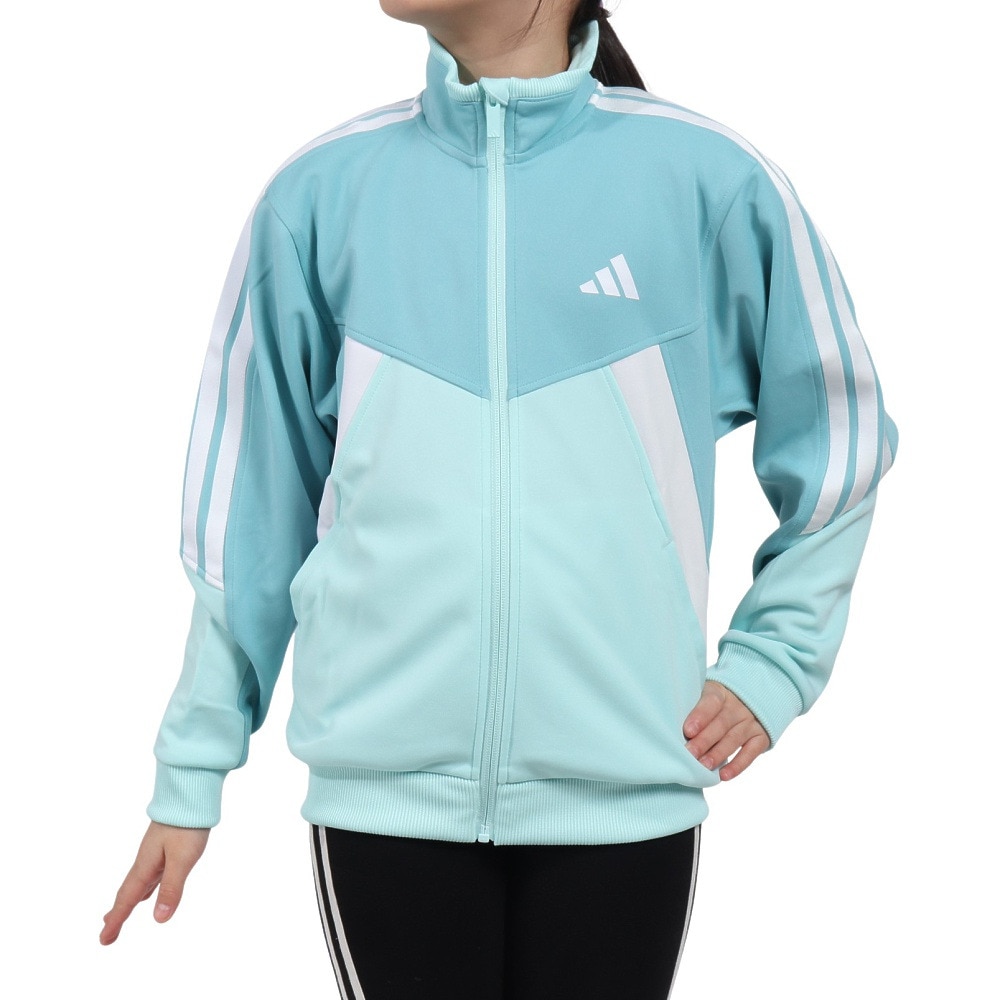 アディダス（adidas）（キッズ）キッズ エッセンシャルズ カラーブロック WU ジャケット KCE61-JM4509
