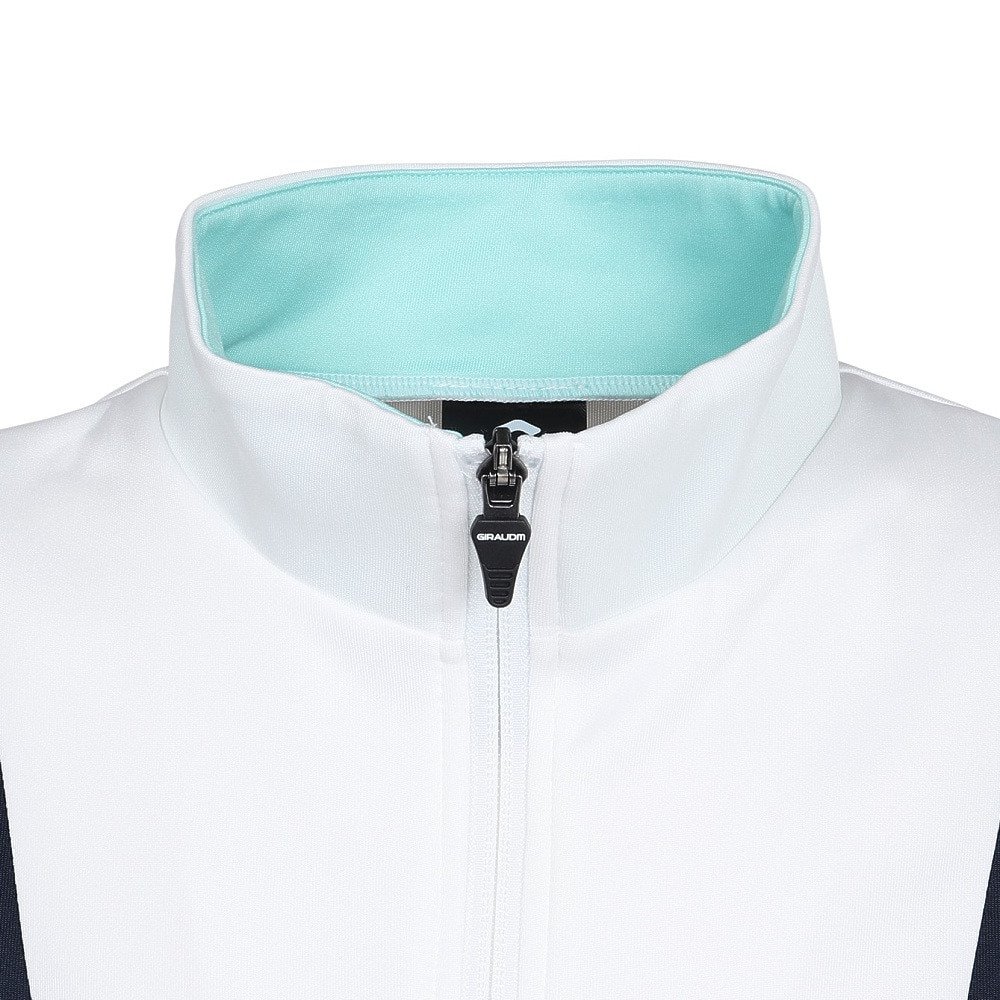 ジローム（GIRAUDM）（キッズ）ジュニア ドライプラス BLISTER ウォームアップ ジャケット WU5F0023-TR853-GRES WHT