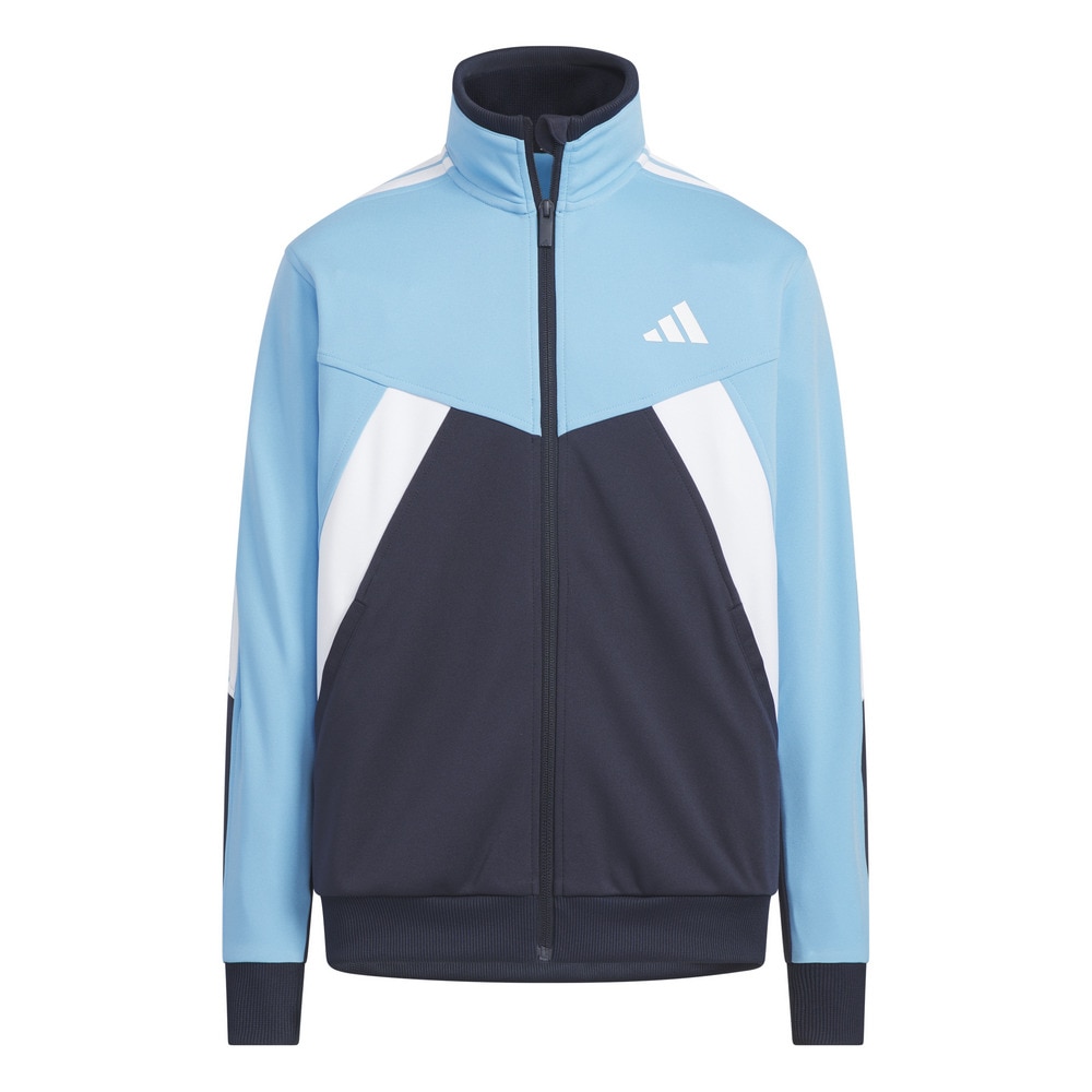 アディダス（adidas）（キッズ）エッセンシャルズ カラーブロック WU ジャケット KCE61-JZ8696