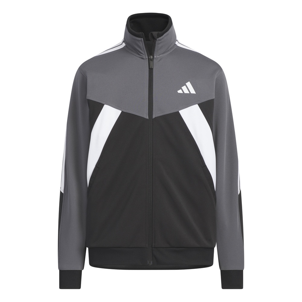 アディダス（adidas）（キッズ）エッセンシャルズ カラーブロック WU ジャケット KCE61-JZ8697