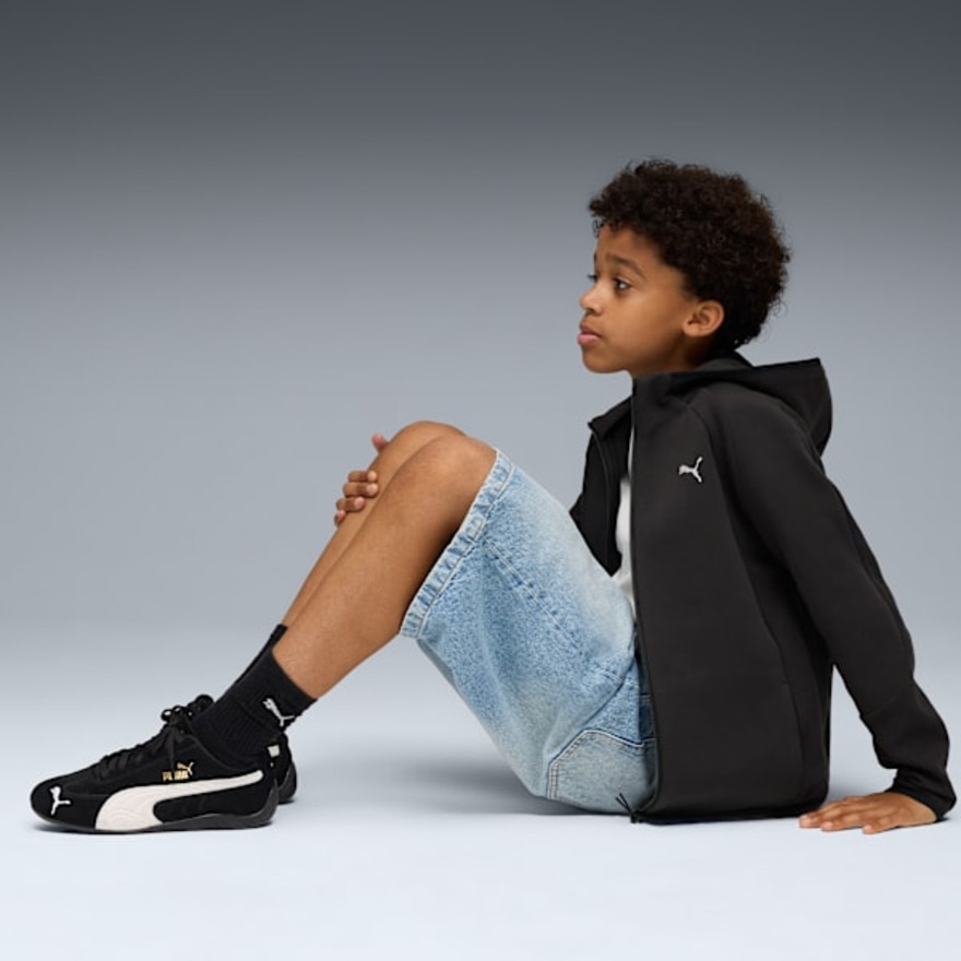 プーマ（PUMA）（キッズ）エヴォストライプ フルジップ フーディ 691131 01 BLK