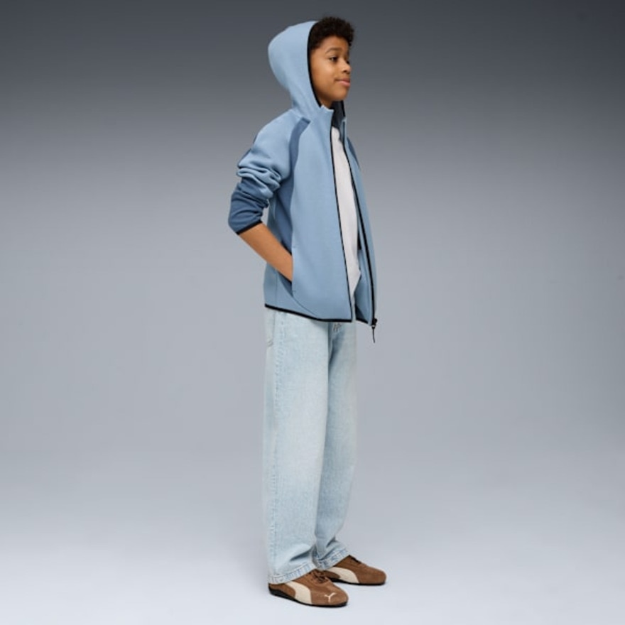 プーマ（PUMA）（キッズ）エヴォストライプ フルジップ フーディ