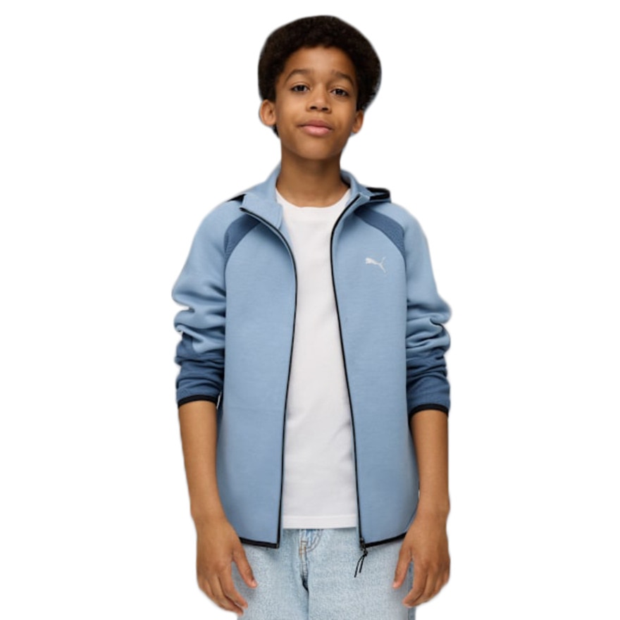 プーマ（PUMA）（キッズ）エヴォストライプ フルジップ フーディ