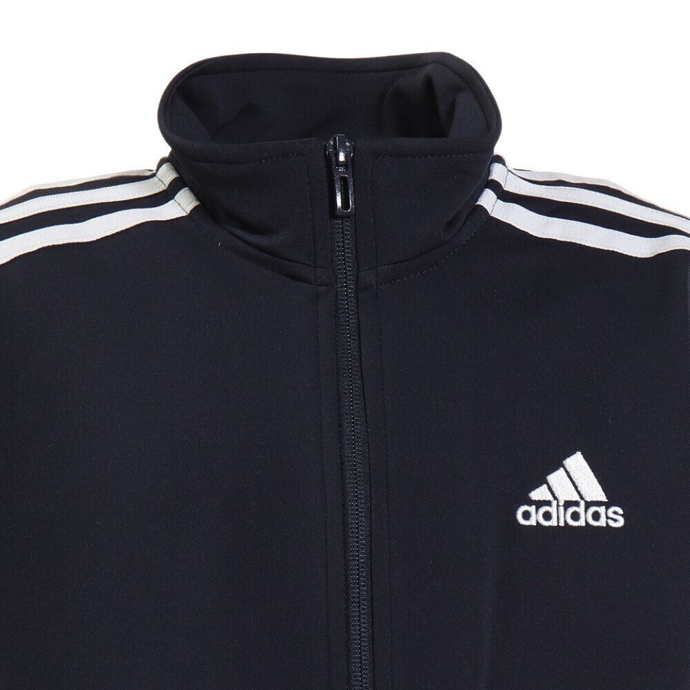 アディダス（adidas）（キッズ）ジャージ 上下セット ジュニア ボーイズ MH 3ストライプウォームアップ 上下セット BUH31-IA6508/BUH32-IA6510