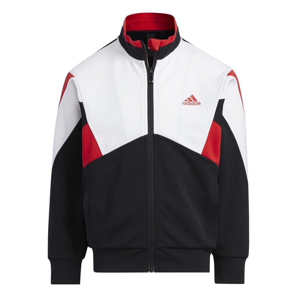 アディダス（adidas）（キッズ）ジャージ 上下セット ジュニア ボーイズ カラーブロックウォームアップ 上下セット BUK54-IB0261/BUK59-IB0274