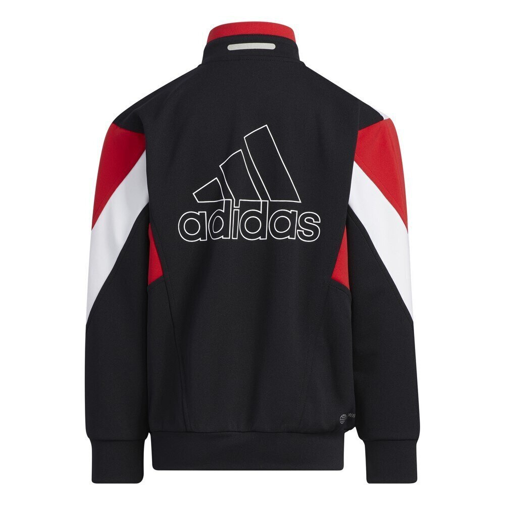 アディダス（adidas）（キッズ）ジャージ 上下セット ジュニア ボーイズ カラーブロックウォームアップ 上下セット BUK54-IB0261/BUK59-IB0274