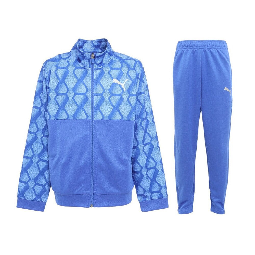 プーマ（PUMA）（キッズ）ジャージ 上下セット ジュニア ボーイズ ACTIVE SPORTS 上下セット 675776 92 BLU/675777 92 BLU