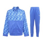(キッズ)ジャージ 上下セット ジュニア ボーイズ ACTIVE SPORTS 上下セット 675776 92 BLU/675777 92 BLU