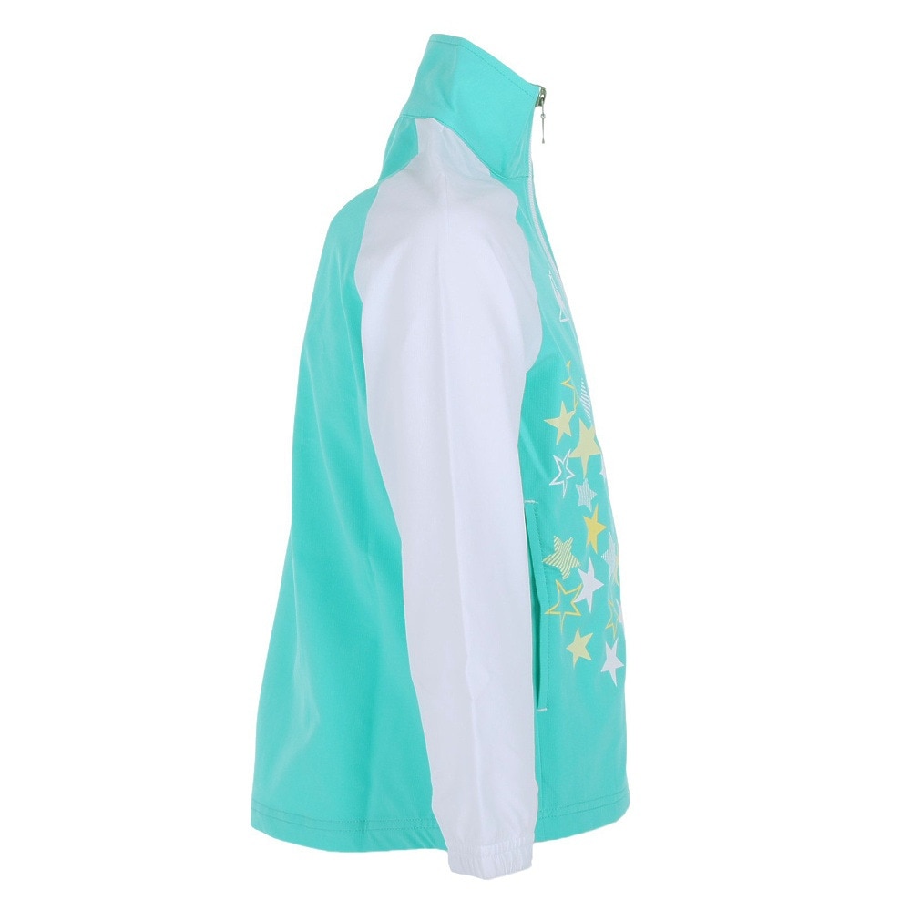 ルコック スポルティフ（Lecoq Sportif）（キッズ）ジャージ ガールズ クロスジャケット QMJPJF21XB SIG