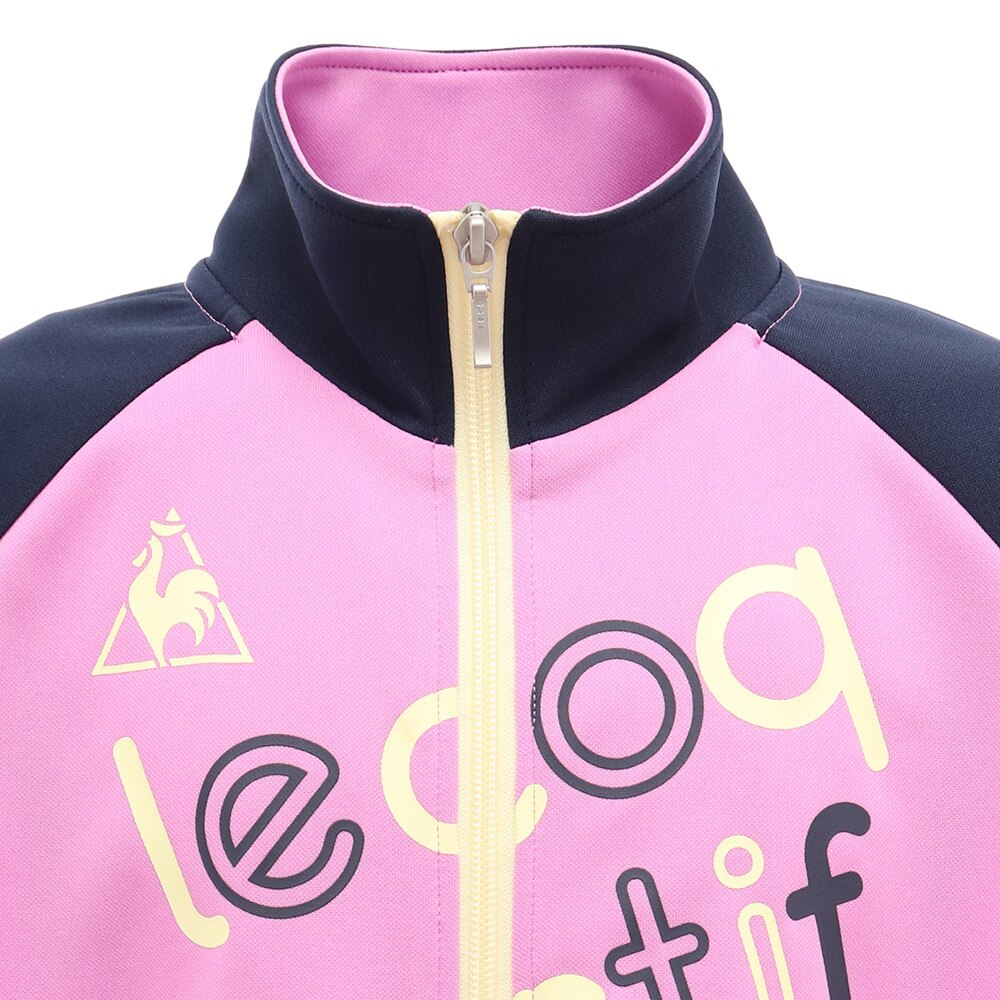 ルコック スポルティフ（Lecoq Sportif）（キッズ）ジャージ ガールズ ウォームアップジャケット QMJPJF32XB GPL