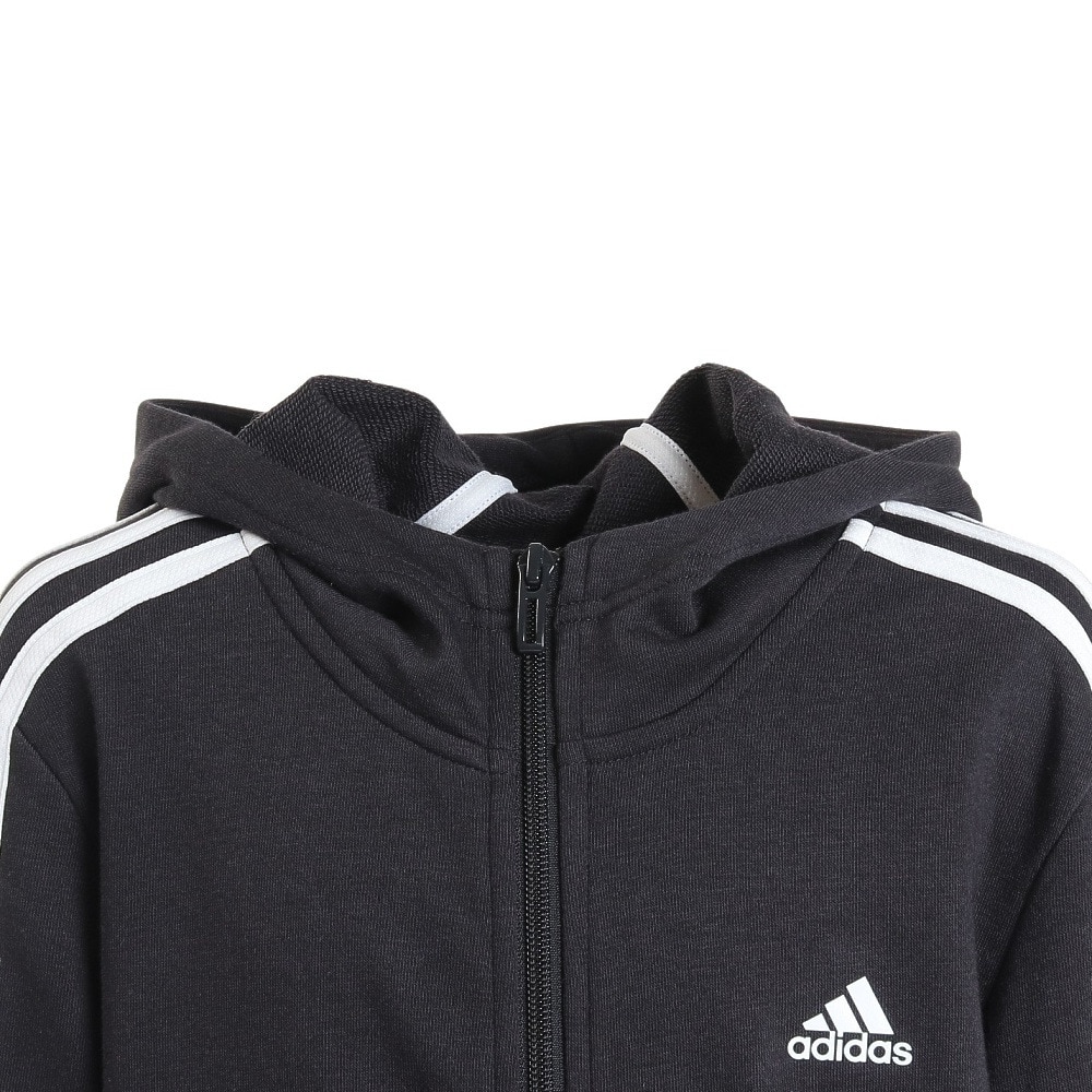 アディダス（adidas）（キッズ）ジャージ ジュニア エッセンシャルズ 3ストライプス パーカー BF579-GQ8356