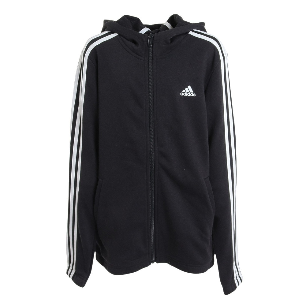 アディダス（adidas）（キッズ）ジャージ ジュニア エッセンシャルズ 3ストライプス パーカー BF579-GQ8356