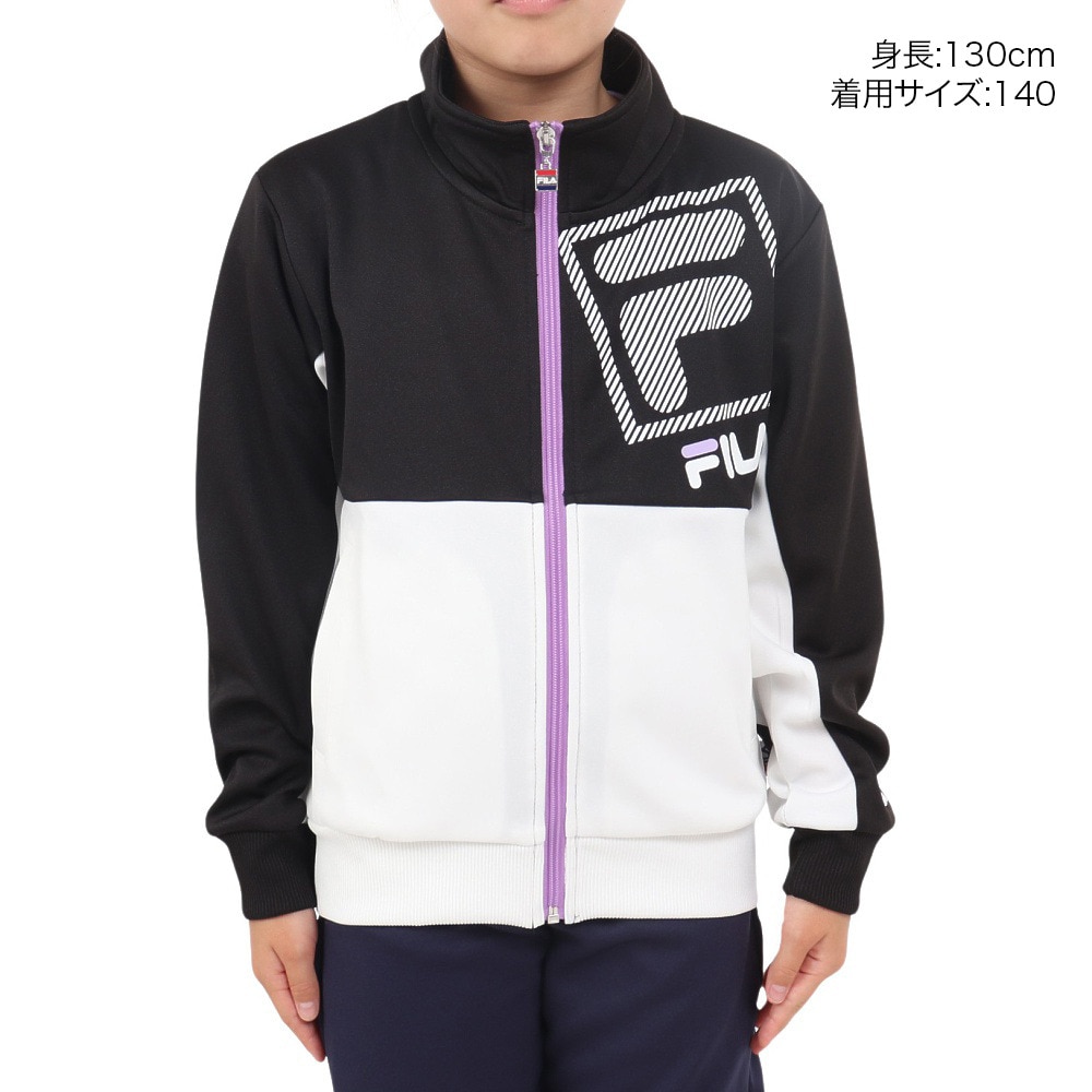 フィラ（FILA）（キッズ）ガールズウォームシャツ 113-709 BK