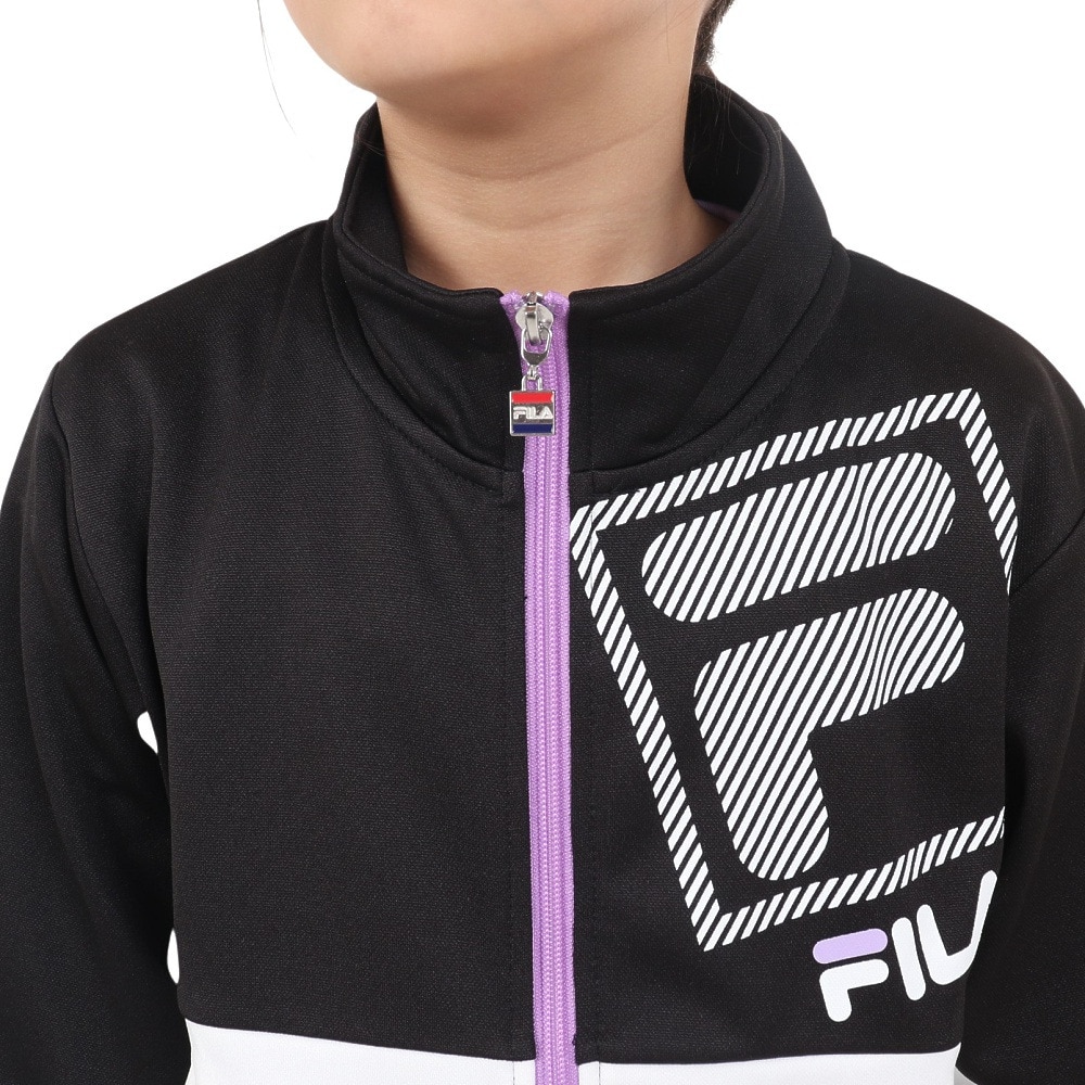 フィラ（FILA）（キッズ）ガールズウォームシャツ 113-709 BK