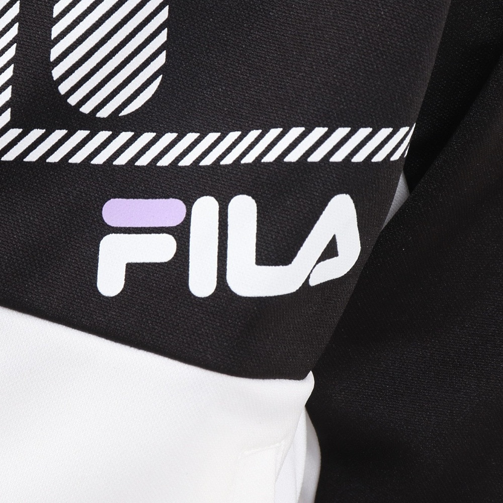 フィラ（FILA）（キッズ）ガールズウォームシャツ 113-709 BK