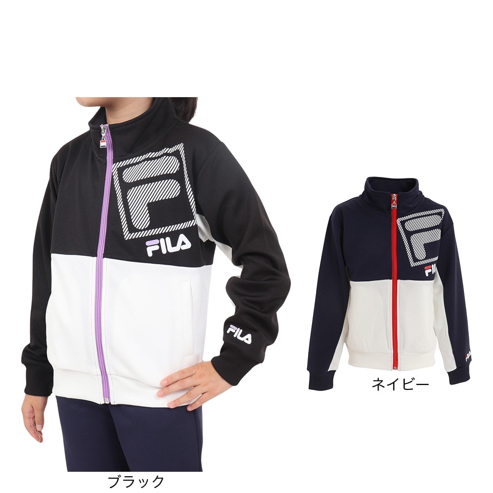 フィラ（FILA）（キッズ）ガールズウォームシャツ 113-709 BK