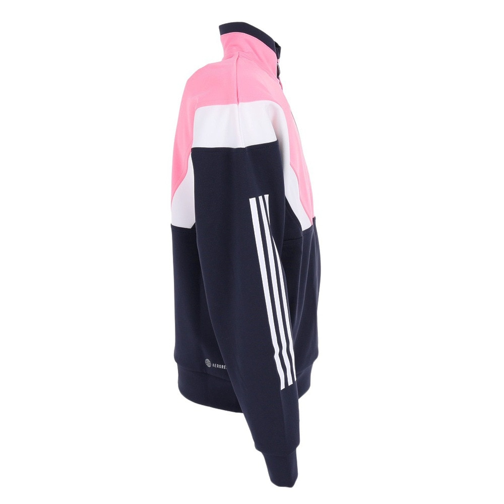 アディダス（adidas）（キッズ）ジャージ キッズ ガールズ カラーブロック レギュラーフィット BUK58-IB0262
