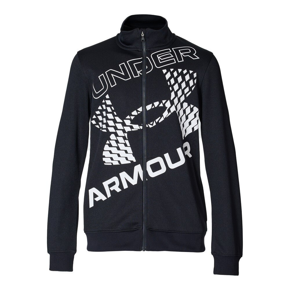 アンダーアーマー（UNDER ARMOUR）（キッズ）ジュニア トラックジャケット パンツ 上下セット ブラック