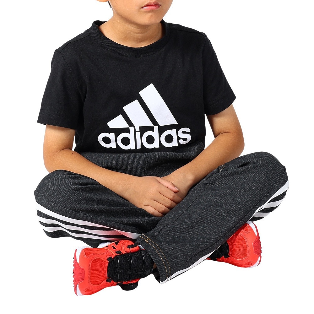 アディダス（adidas）（キッズ）ジャージ キッズ デニムルック ダブルニットトラックパンツ DKH25-HZ8599