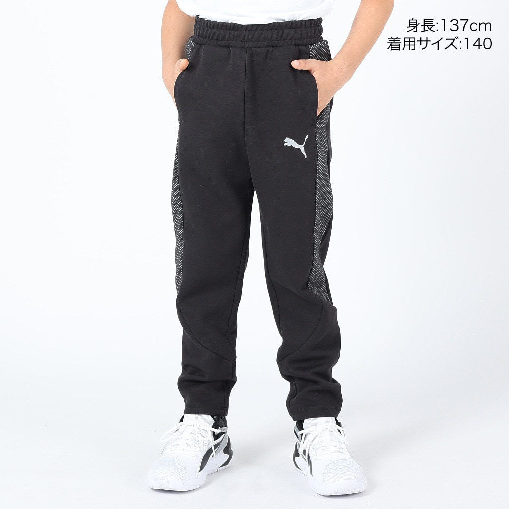 プーマ（PUMA）（キッズ）キッズ ボーイズ EVOSTRIPE パンツ 678502 01 BLK