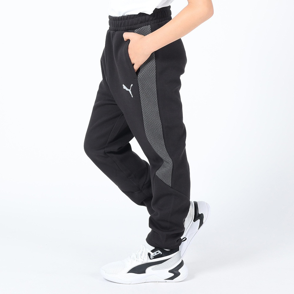 プーマ（PUMA）（キッズ）キッズ ボーイズ EVOSTRIPE パンツ 678502 01 BLK